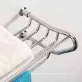 Hotel style chrome brass bathroom accessories double towel bar